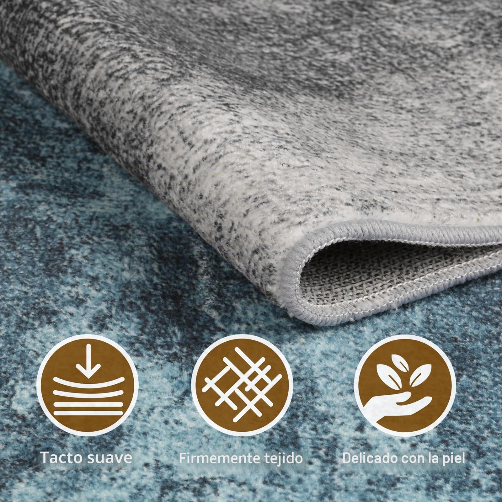 Sour Lemon Alfombra Grande de 200 x 290 Pulgadas, Lavable a máquina, Alfombra Grande Bohemia Vintage Antideslizante para Sala de Estar, Dormitorio