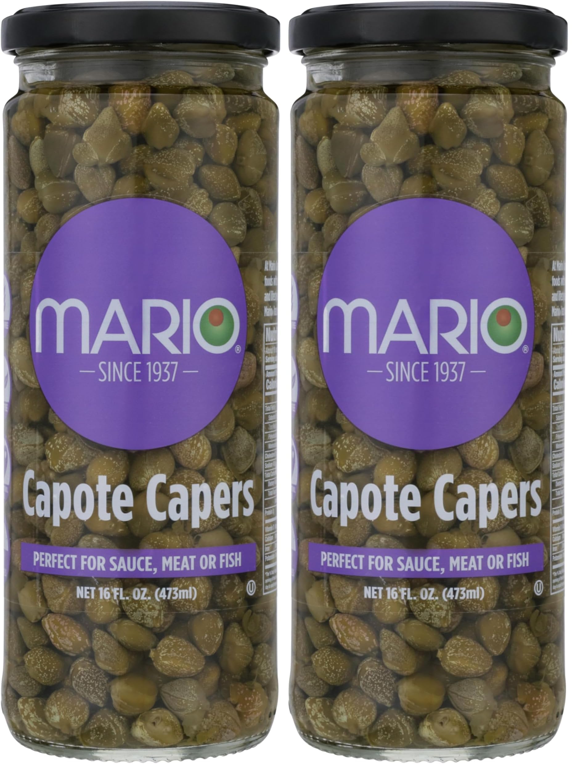 Amazon.com : Mario Capote Capers 16 Fl. Oz. (Pack of 2) : Grocery