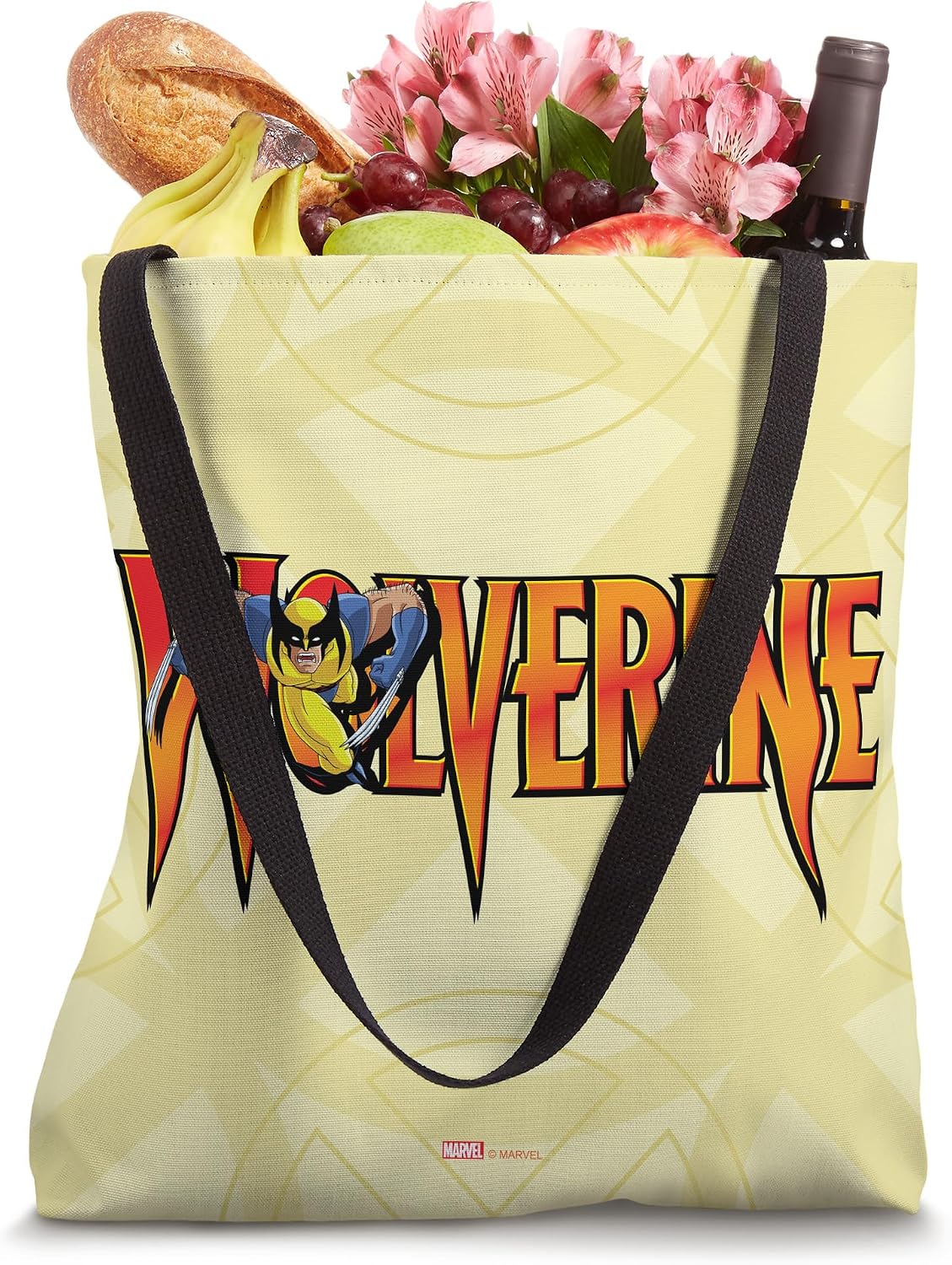 Marvel X-Men Wolverine Retro Tote Bag