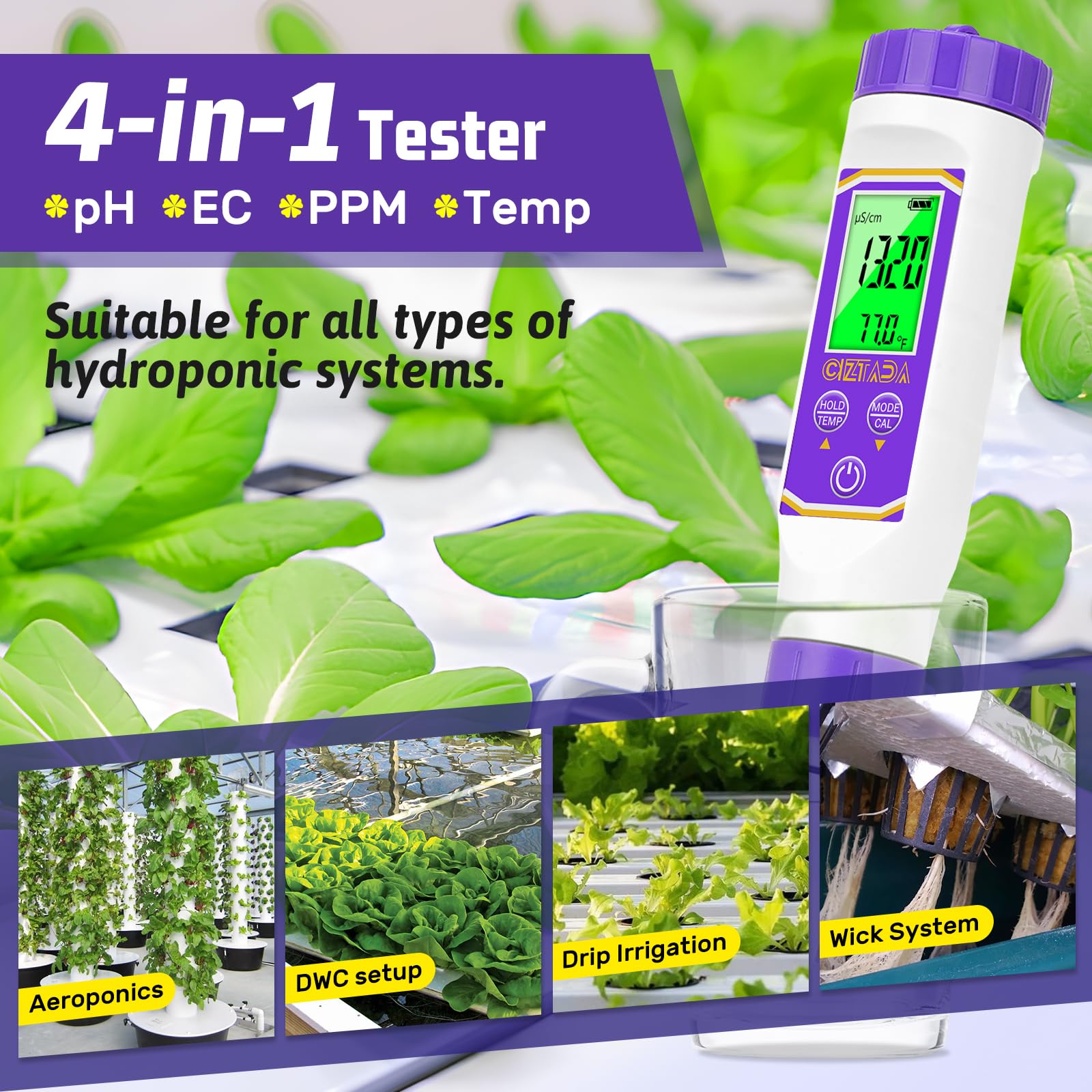 Smart pH EC Meter for Hydroponics - Buy Now -4
