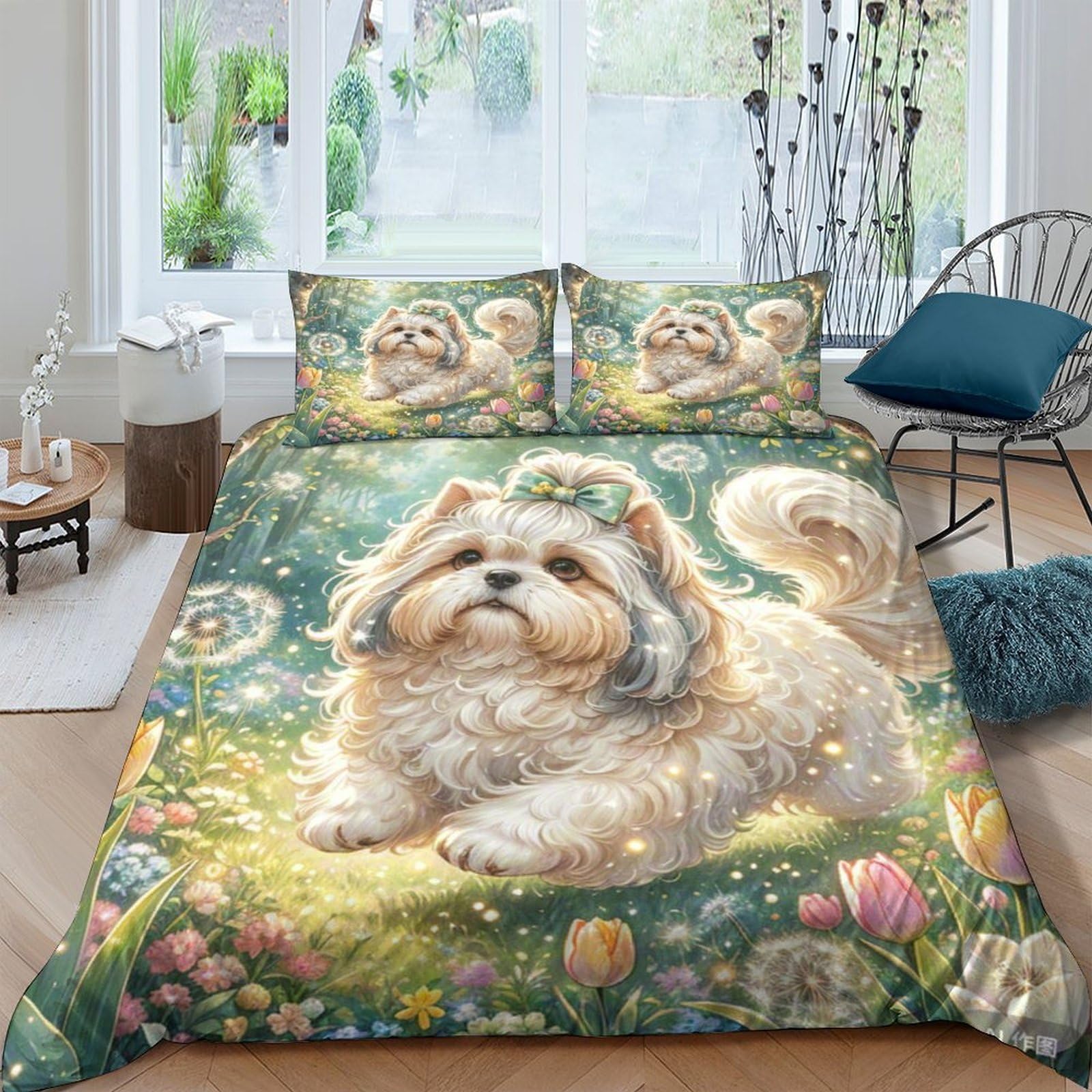 Parure de lit Shih Tzu imprimée en 3D pour transformer la chambre des enfants