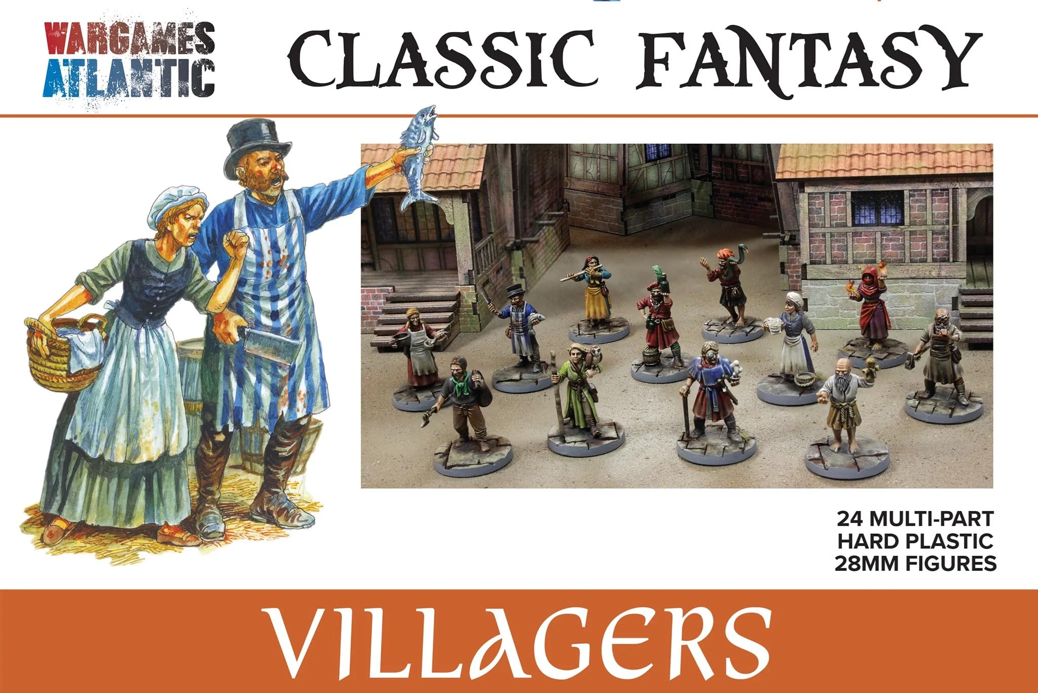 Wargames Atlantic Classic Fantasy: Villagers : Amazon.co.uk: Toys