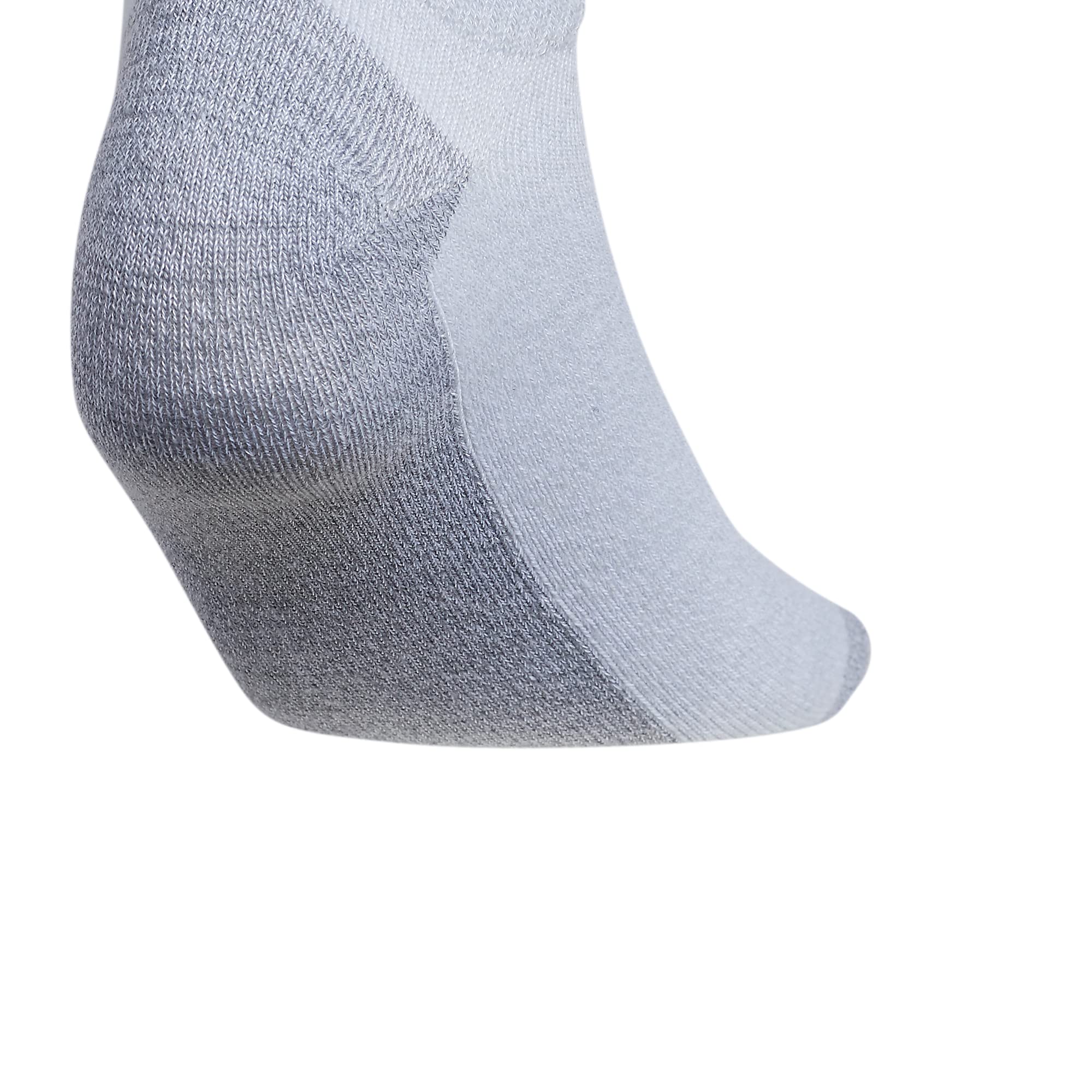 adidas womens Superlite Linear 3.0 No Show Socks (6-Pair), Grey/Bliss Blue/White, Medium