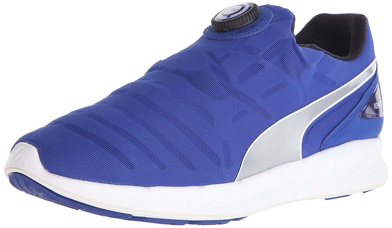 Mens Ignite Disc Running Shoe Surf The Web Puma Silver