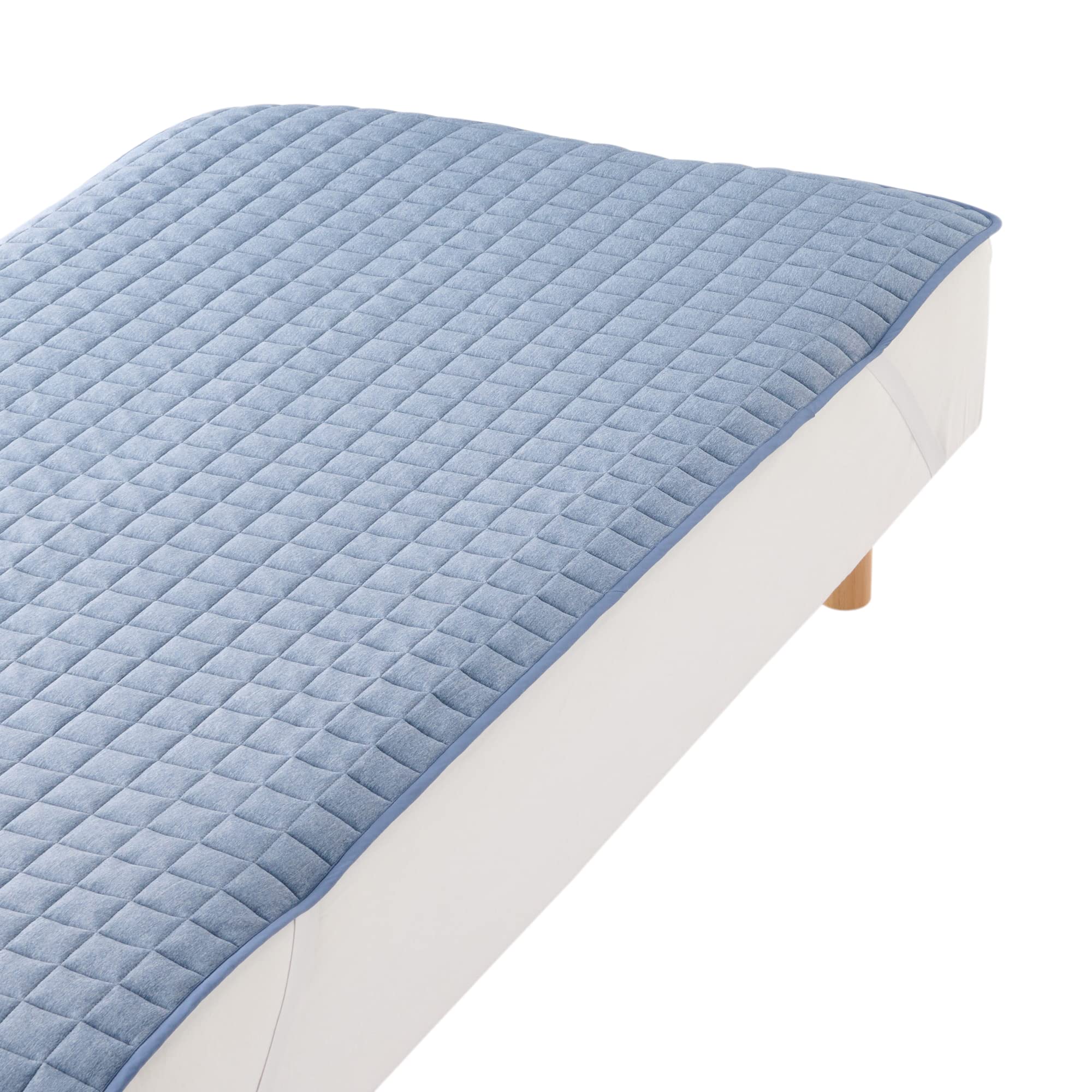 【無印良品】ひんやり 敷パッド・１４０×２００ｃｍ ダブル Amazon｜無印良品 ひんやり敷パッド ブルー ダブルサイズ 140×200cm