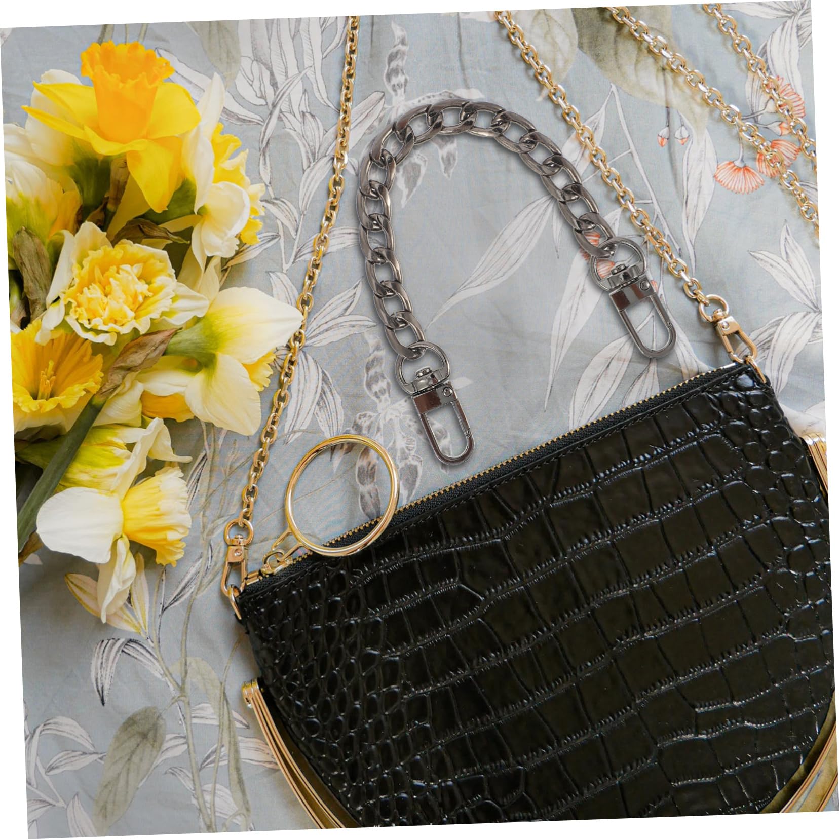 Handtasche mit gliederkette Clearance