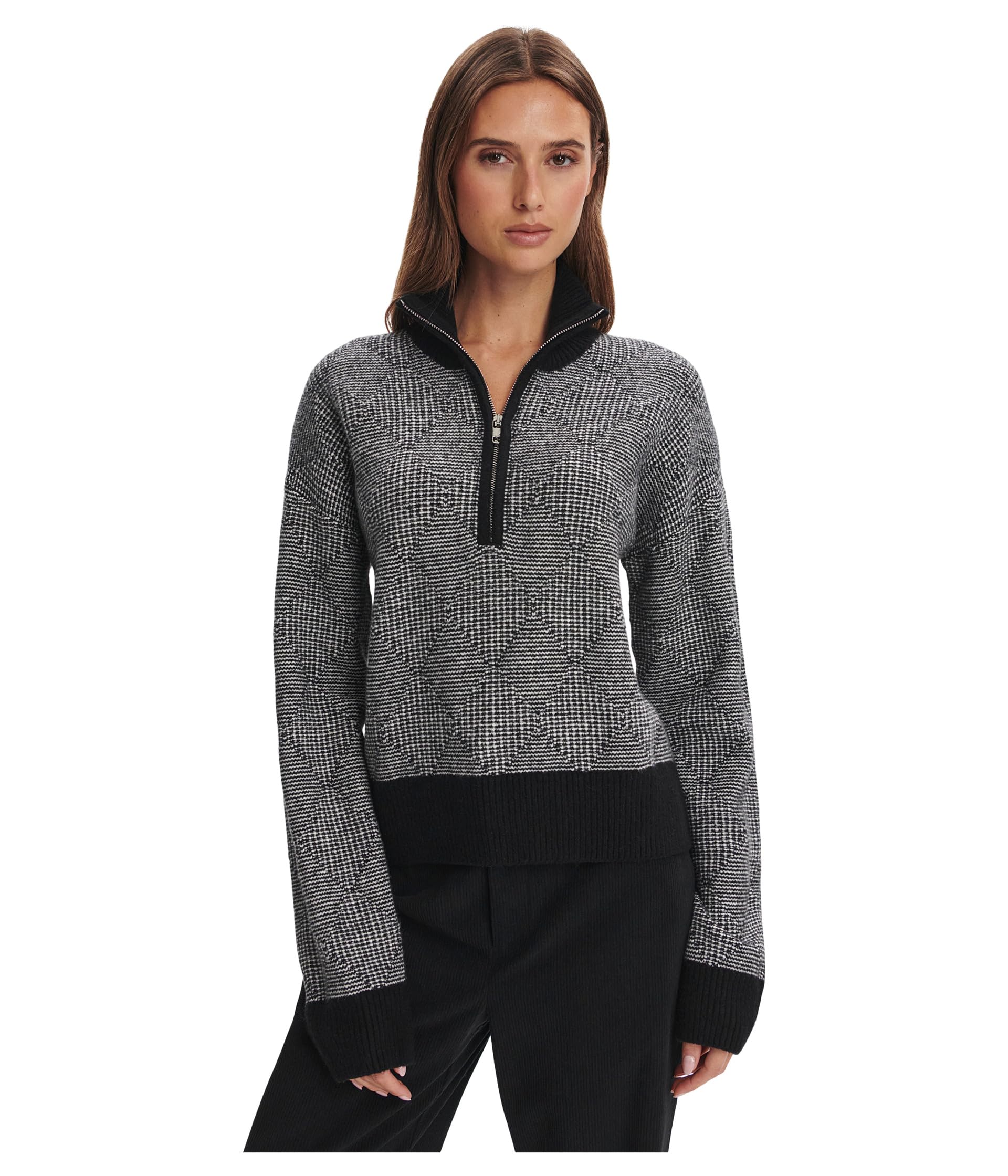Varley womens Aldridge 1 2 Zip Knit