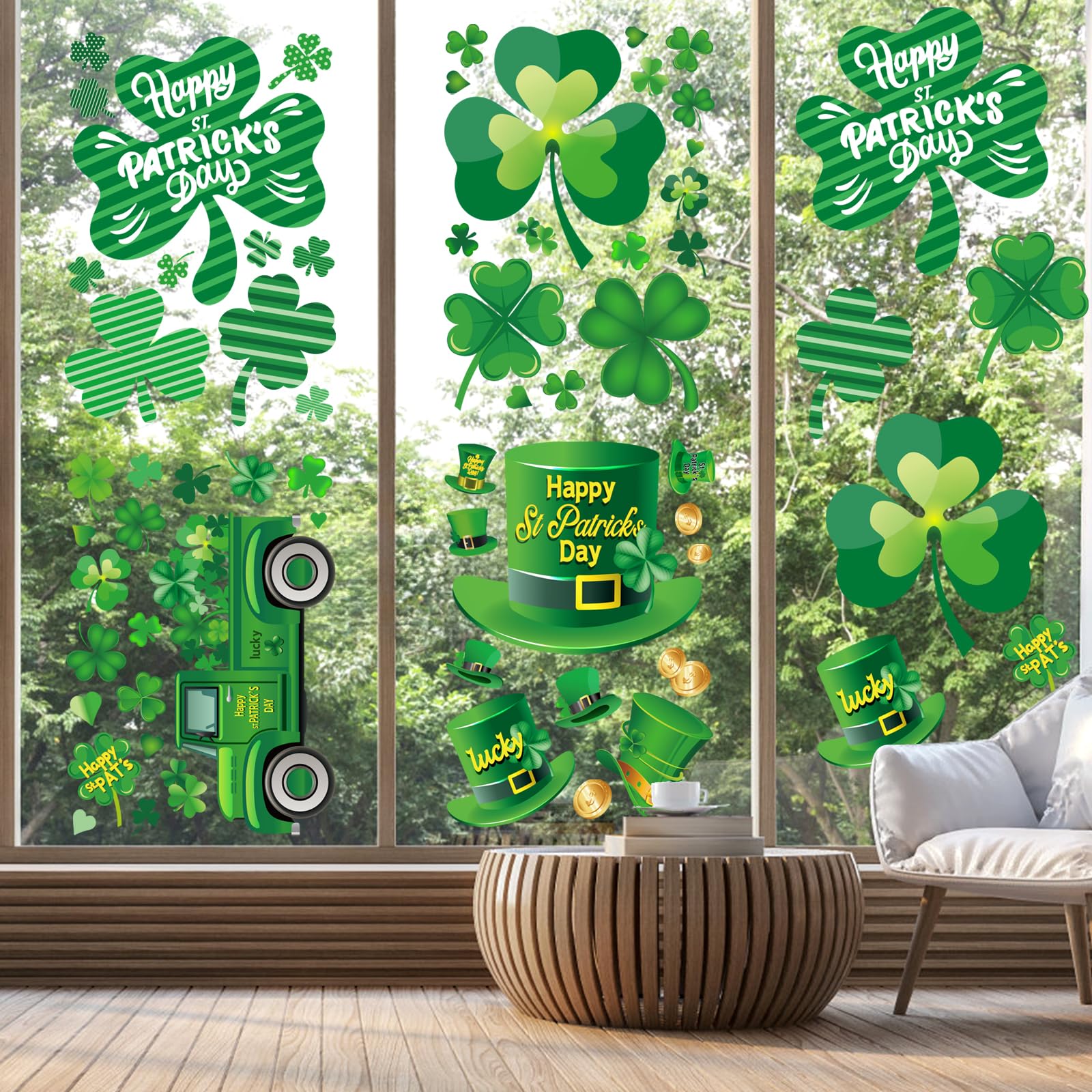 Decoración Para La Puerta Del Día De San Patricio, Cartel De Bienvenida Con Sombrero Del Día De San Patricio, Cartel De Trébol Verde Para Porche, Cartel Del Día De San Patricio