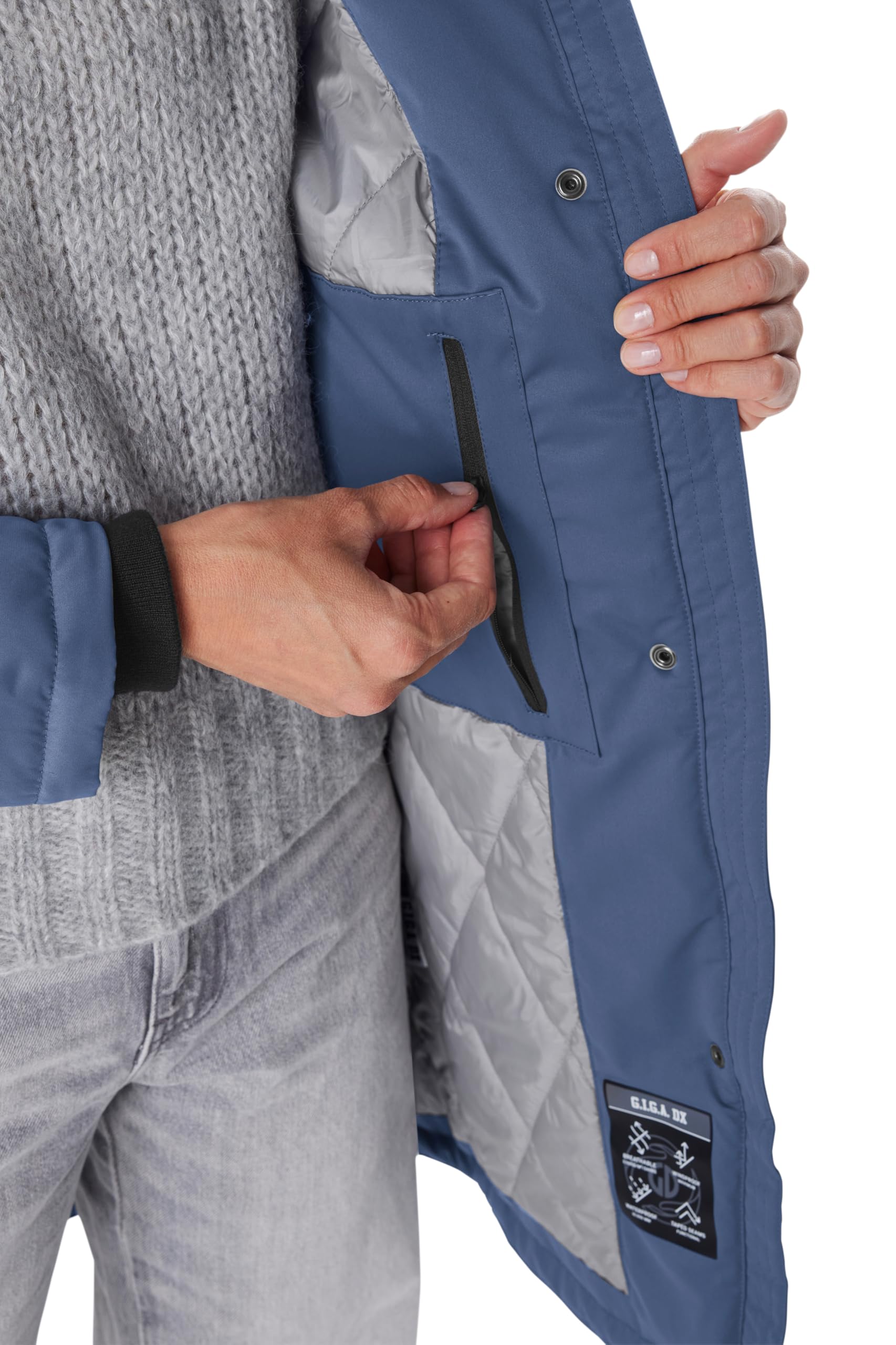 G.I.G.A. DX Damen Gw 93 Wmn Prk Funktionsparka/Parka mit abzippbarer Kapuze