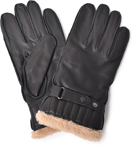 Amazon | [バブアー] 手袋 メンズ LEATHER UTILITY GLOVES