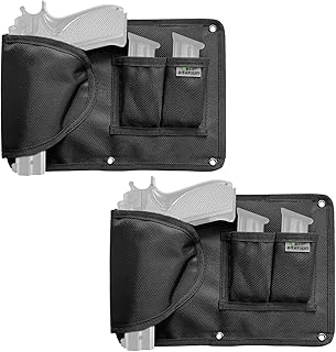 Pistol Holder Magazine Pouch for Gun Safe Organizer,Reinforced Pistol Holster Magazine Holders Combination for Gun Cabinet Gun Safe Accessories Storage - NEXT STATION
