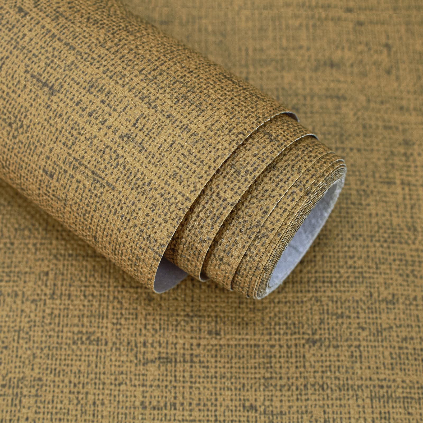 lenify Brown Grasscloth Peel and Stick Wallpaper Textured Contact Paper 15.7inch x 118.1inch Faux Linen Vintage Grasscloth Contact Paper Self Adhesive Removable Wallpaper Vinyl