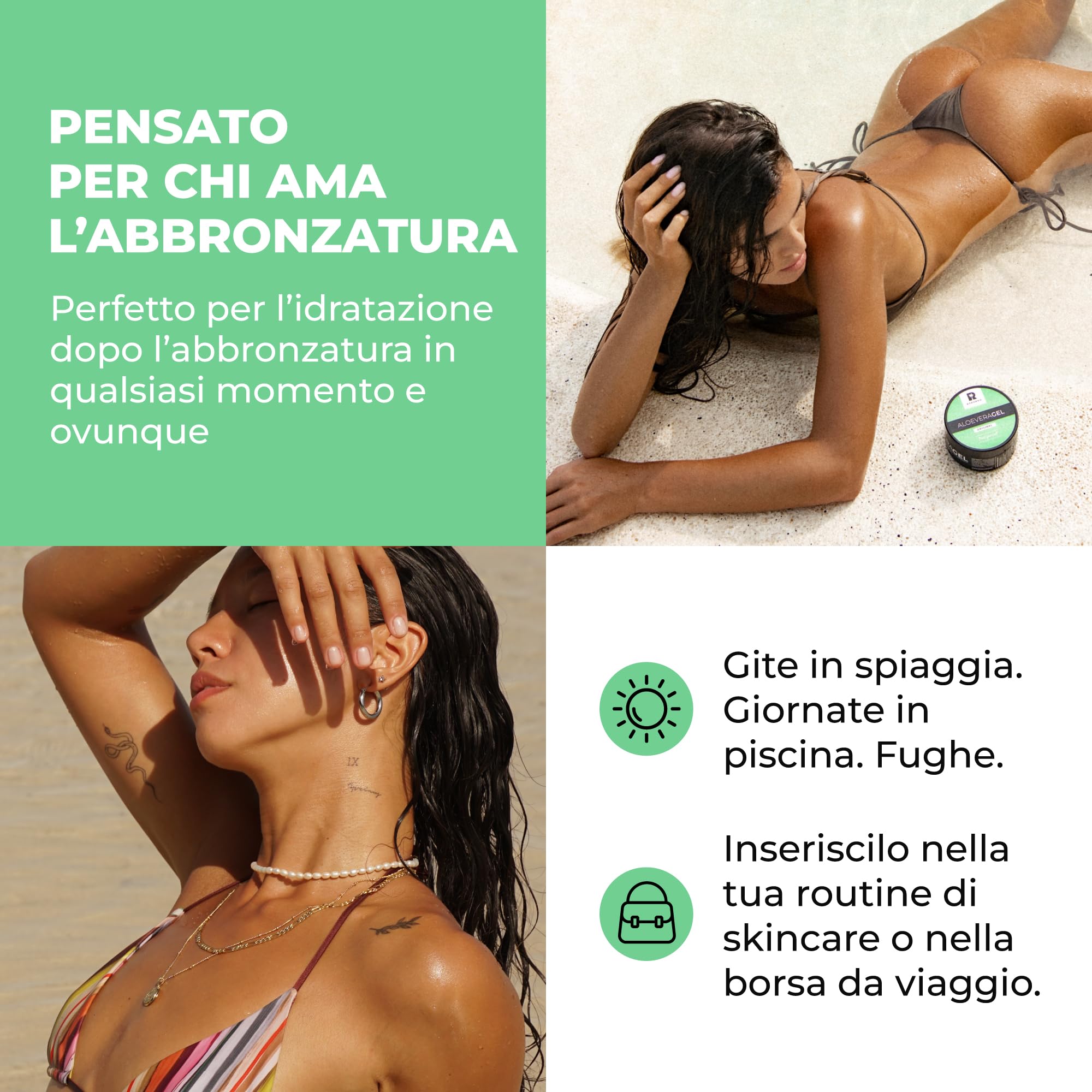 BYROKKO Gel di aloe vera (215 ml), ad assorbimento rapido e rinfrescante, idrata intensamente, rigenera e previene il peeling, cura naturale dopo-sun