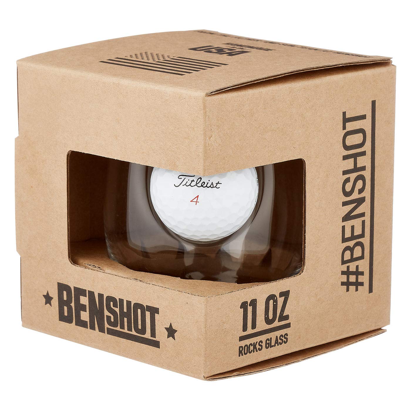 BenShot - Pelota de golf de vidrio - 11 onzas | Fabricado en los Estados Unidos
