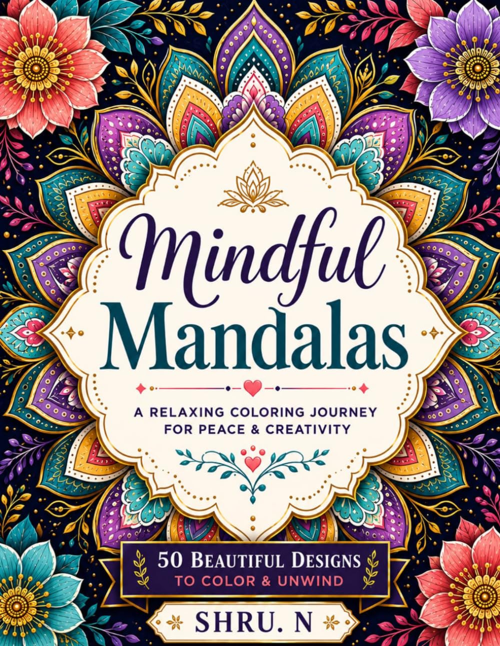Mindful Mandalas: A Relaxing Coloring Journey for Peace & Creativity