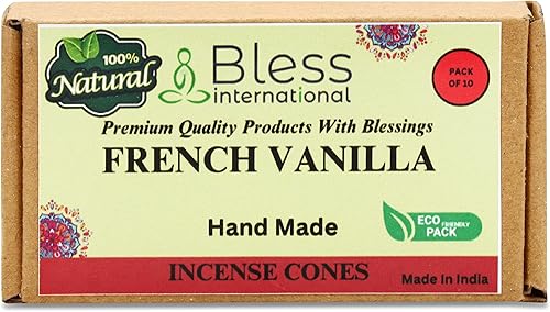 Miniatura 138 de Bless International Cedro 100% natural - Conos de incienso hechos a mano, sumergidos a mano, orgánicos, sin productos químicos para purificación