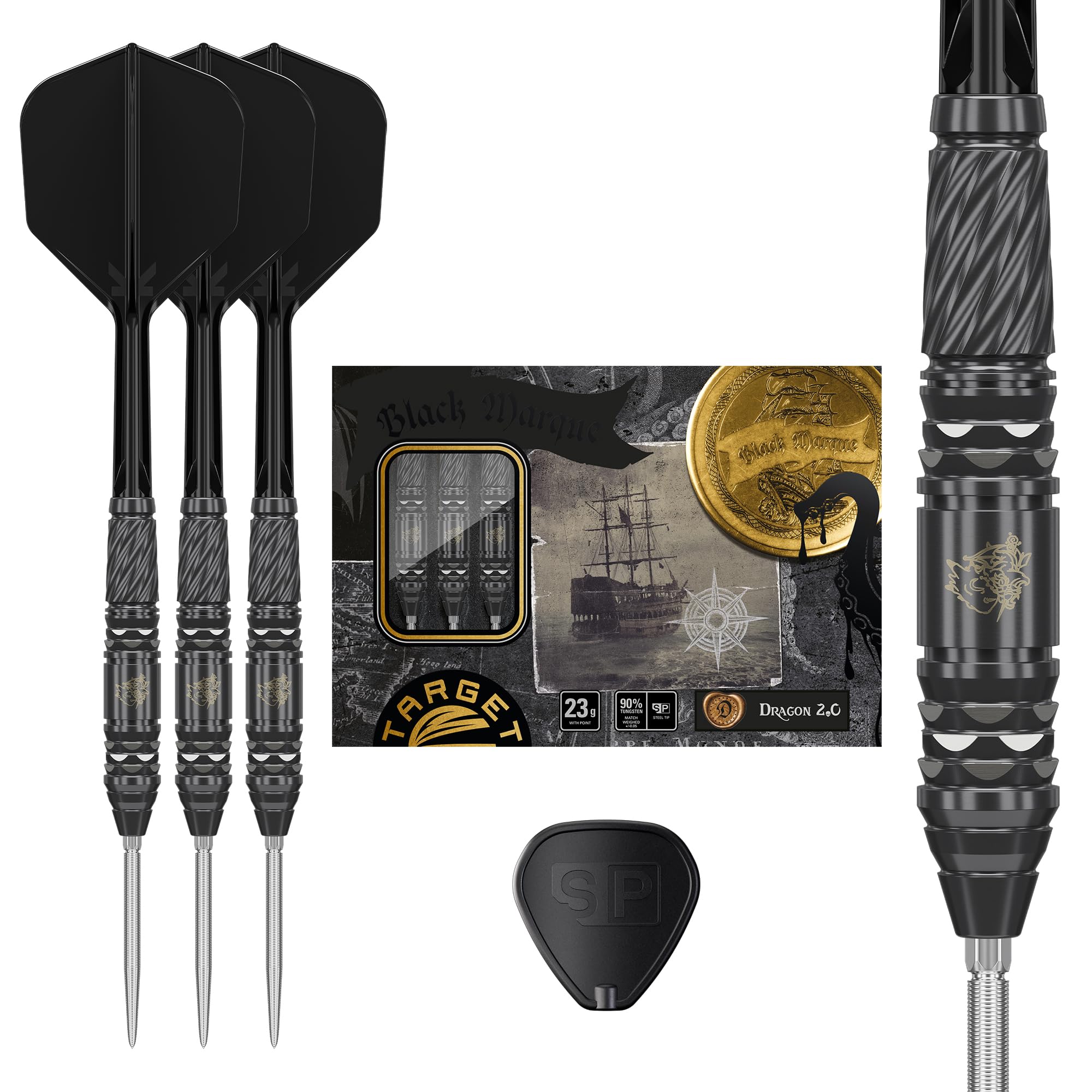 超美品　定価13000　ターゲット　ブラックマークシリーズ ドラコ G2 Amazon | TARGET（ターゲット）BLACK MARQUE DRAGON G2 90% 23G SWISS