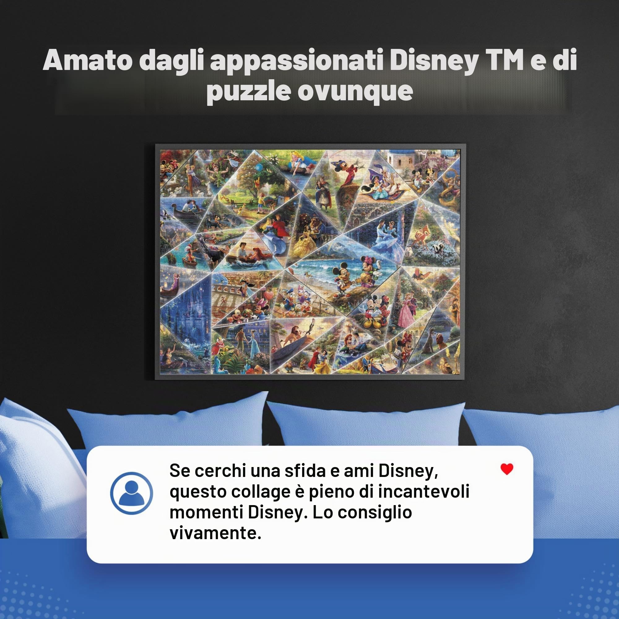 Ceaco - Thomas Kinkade - Disney Collage - Puzzle da 2000 pezzi
