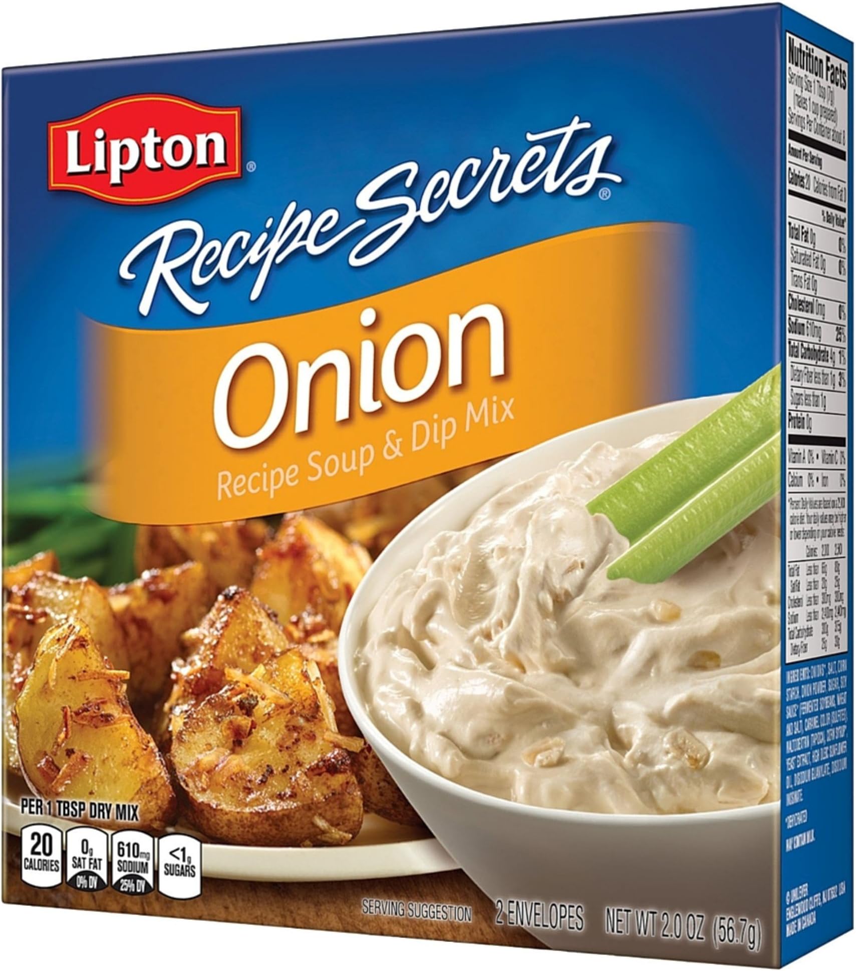 Lipton Recipe Secrets Onion Soup and Dip Mix 2 ea (2 Pack)