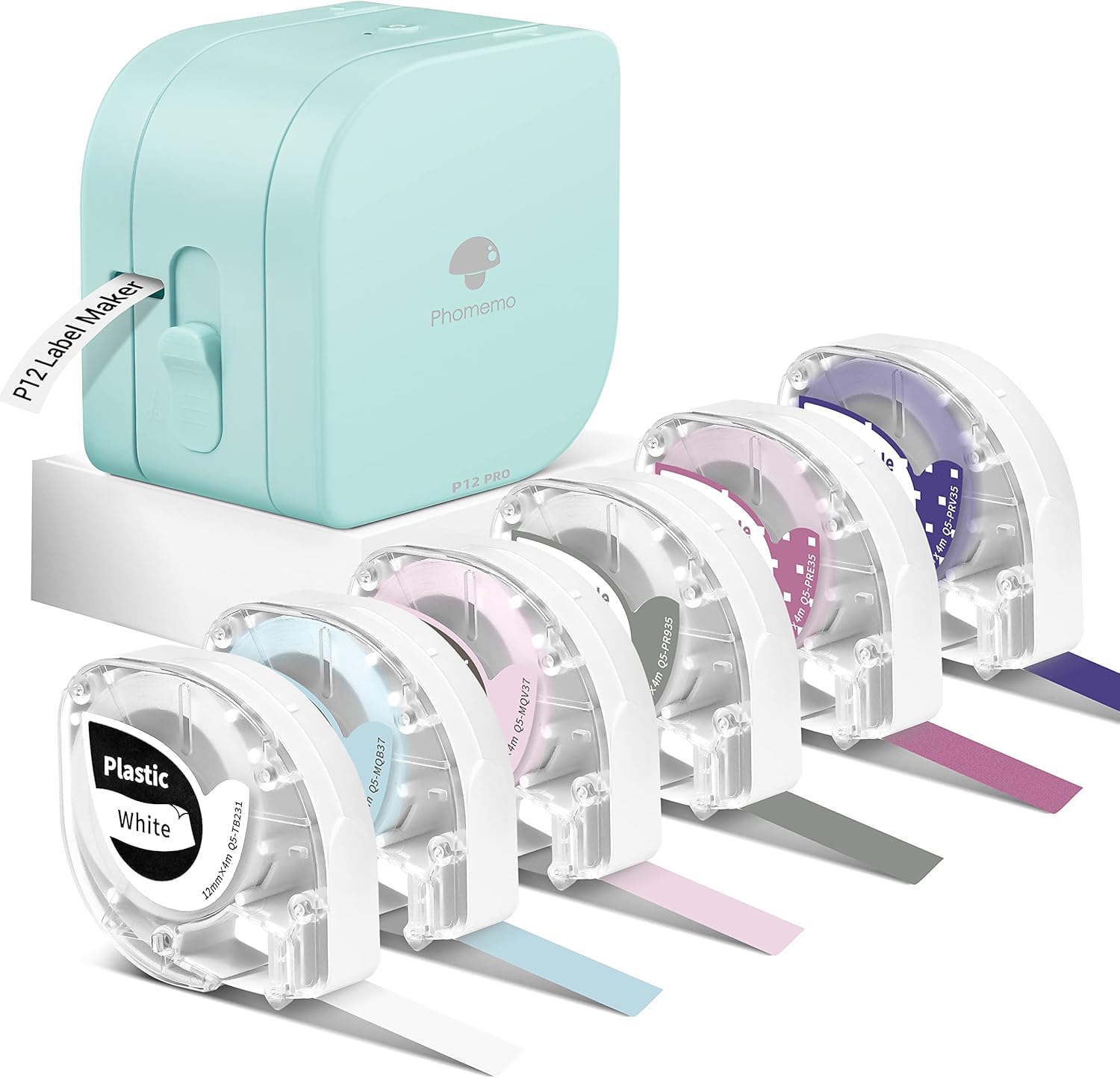 Phomemo P12 PRO Portable Label Maker Machine with Tape