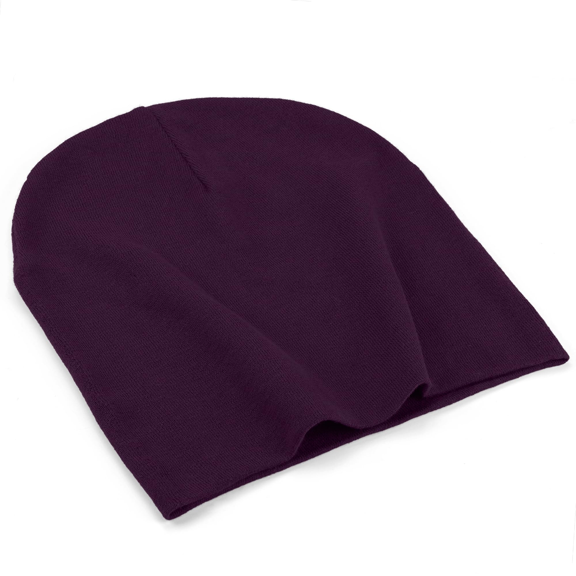 ROYBENS Thin 100% Cotton Beanie for Men Women, Slouchy Beanies Ultra-Soft Cuffed Knit Hat Lightweight Chemo Skull Cap — view 13