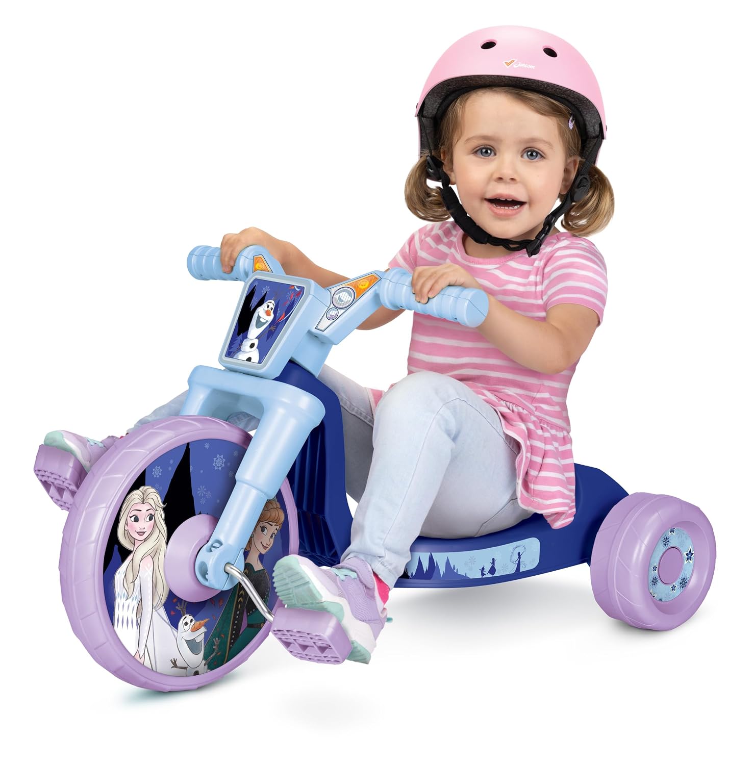 Disney Frozen 10" Fly Wheels Ride On Trike with Sound - Image 2