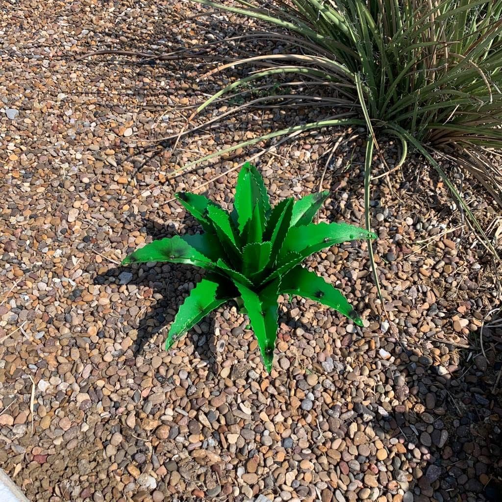 Mini Metal Agave (Green)