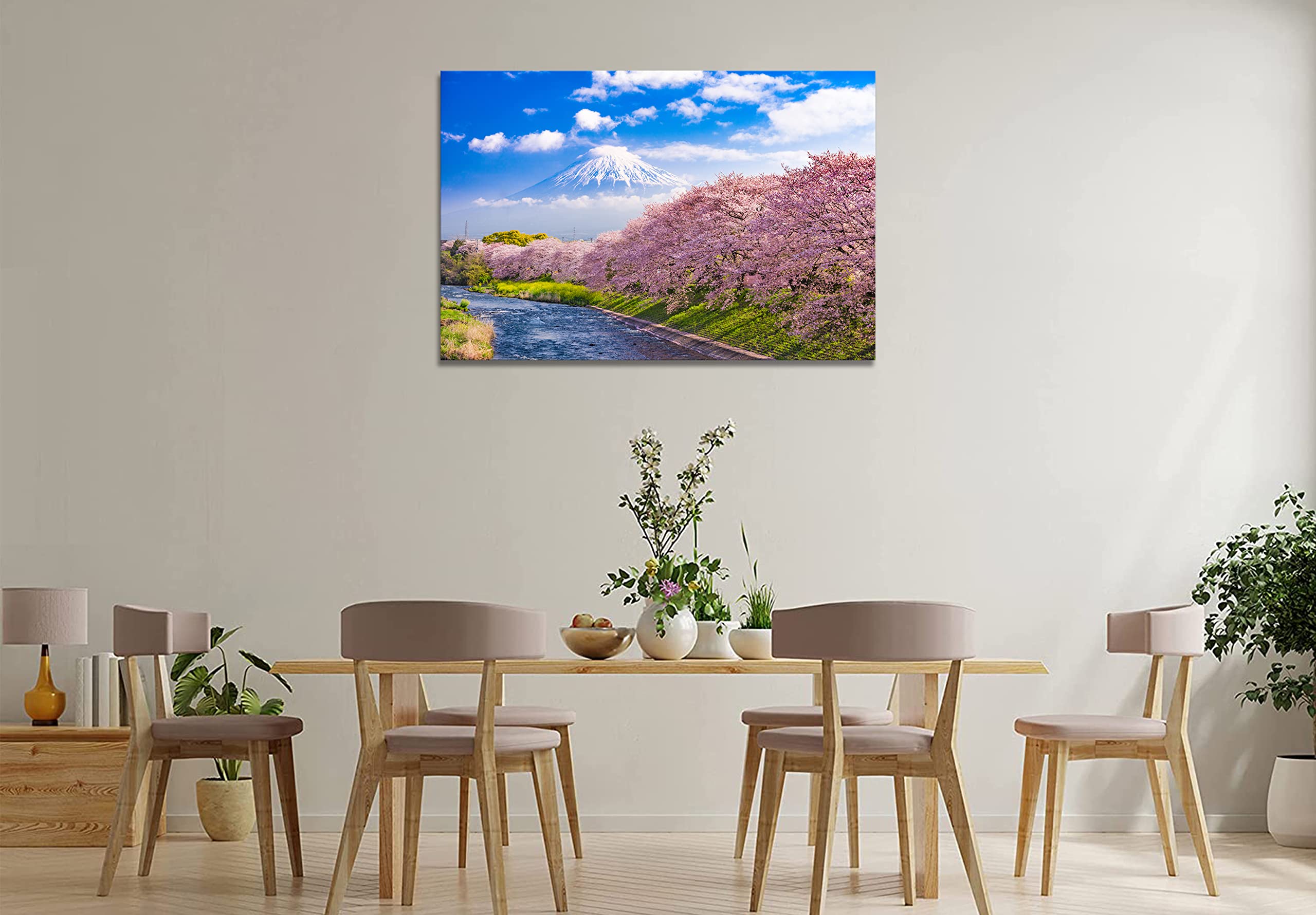 壁掛け　アートパネル　山桜 楽天市場】【楽天ランキング1位獲得】絵画 桜 【初春の山桜
