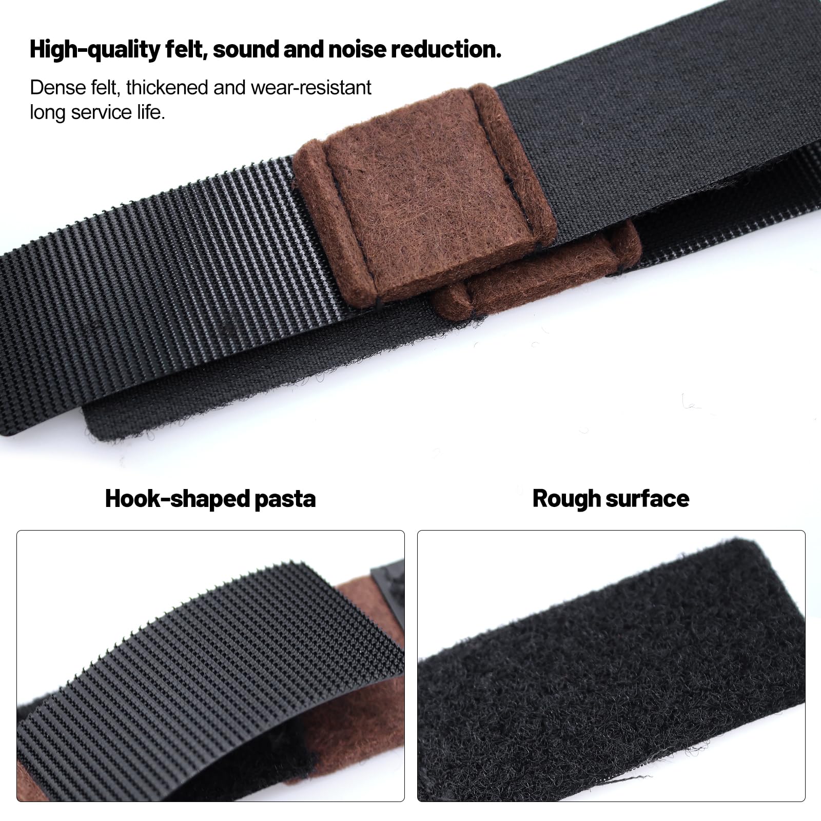 Auto-adhésifs Patins En Feutre, 50 Pièces 25mm Protecteur De Sol Tampon Feutre, Patin