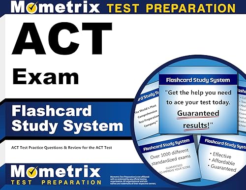 ACT Exam Flashcard Study System: ACT Test Practice Questions &amp; Review for the ACT Test (Cards)