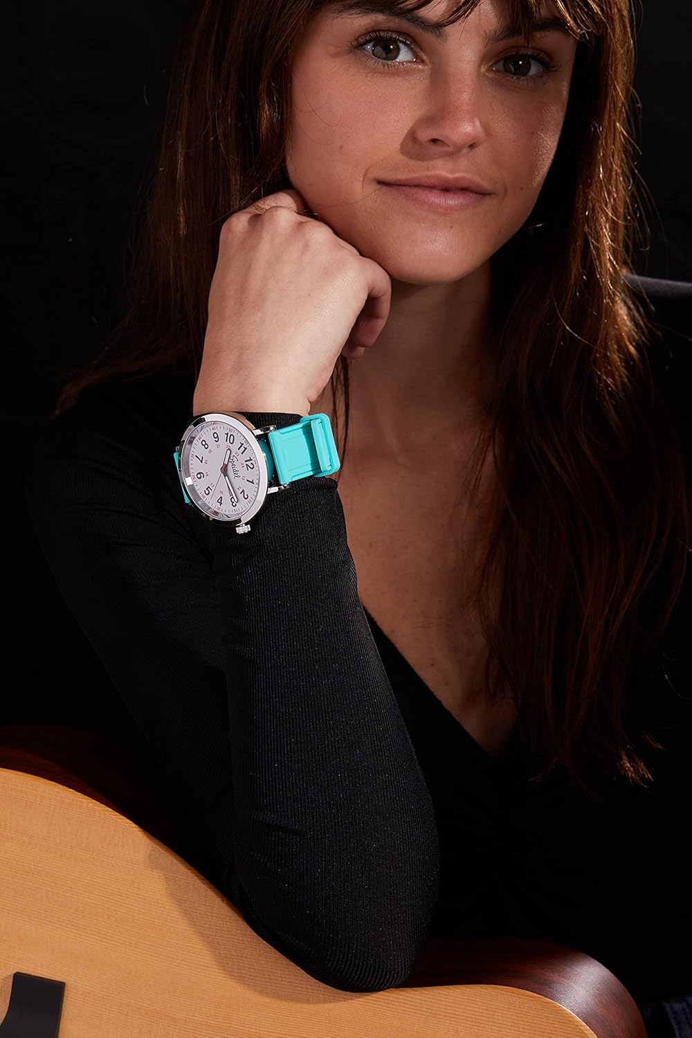 Speidel Sporty Silicone Scrub Watch ™ replacement watchband available in 20mm with a Silver or Black Buckle