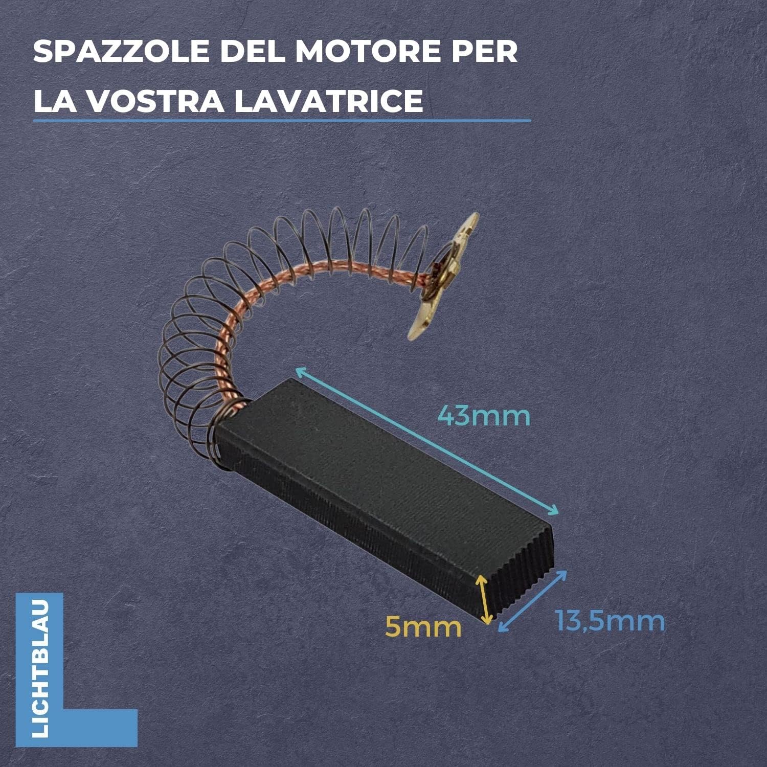 Coppia Spazzole Carbone Per Motore Lavatrice Bosch Neff Siemens - 00616505
