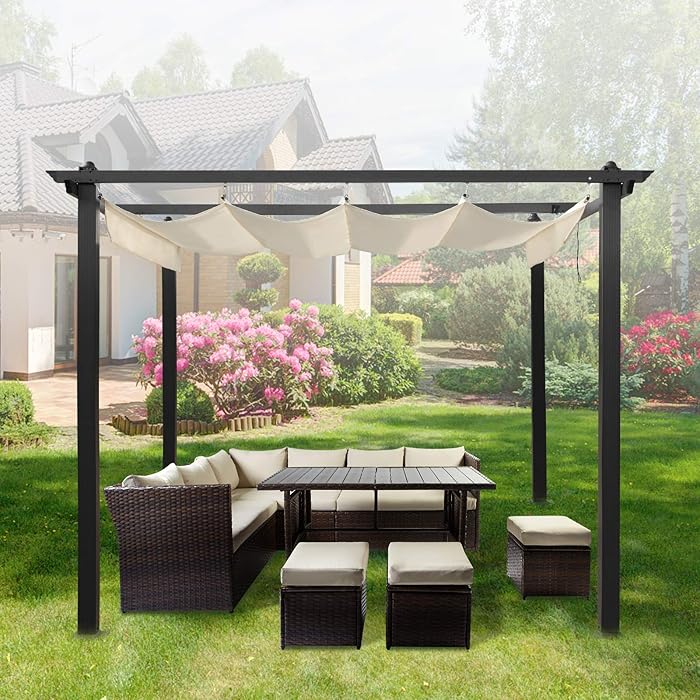 Buy ECOTOUGE 10”x10”Canopies, Gazebos & Pergolas(Waterproof,UVBlock) for Patio, Outdoor