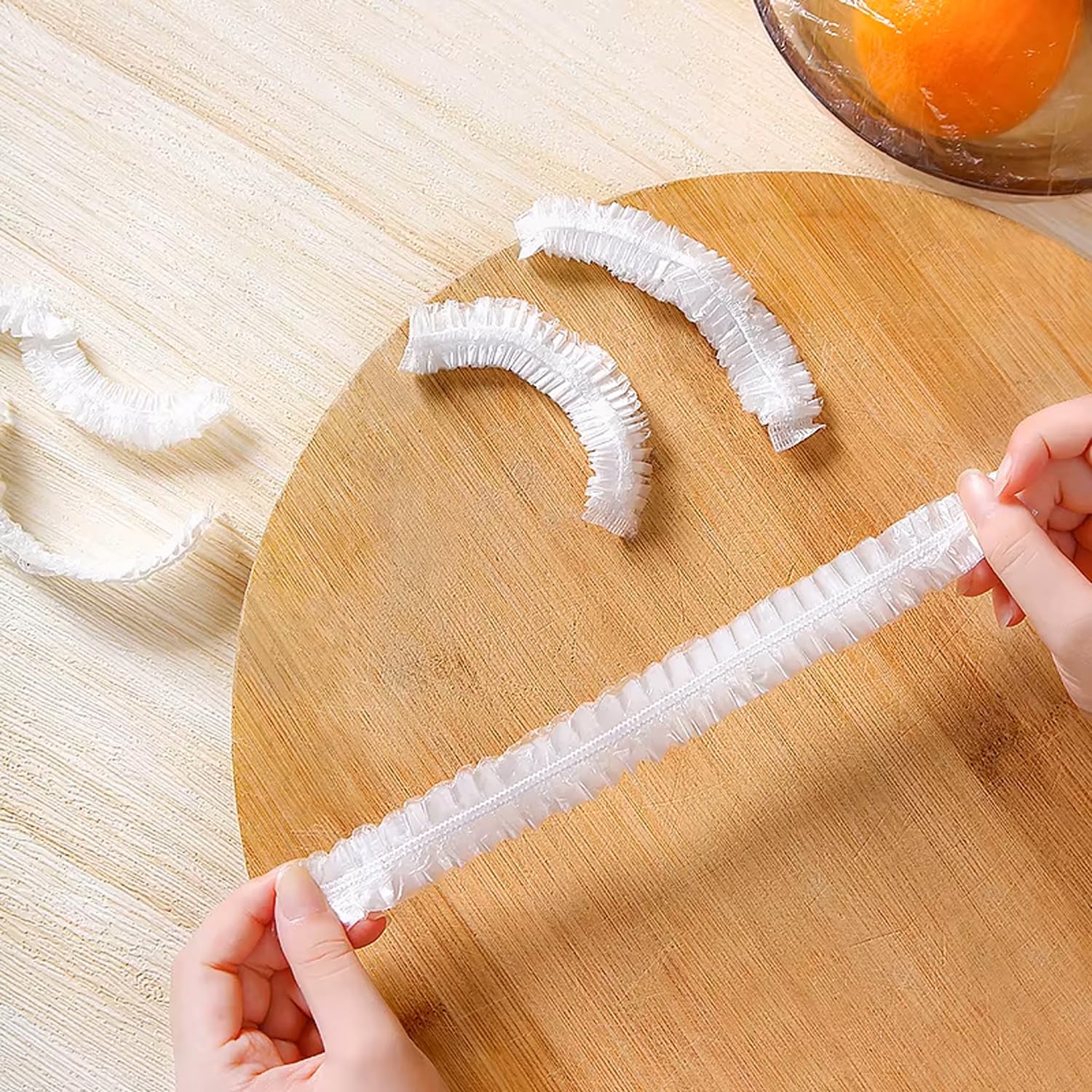Cuffie Copri Alimenti con Elastico, Sacchetti Freschi
