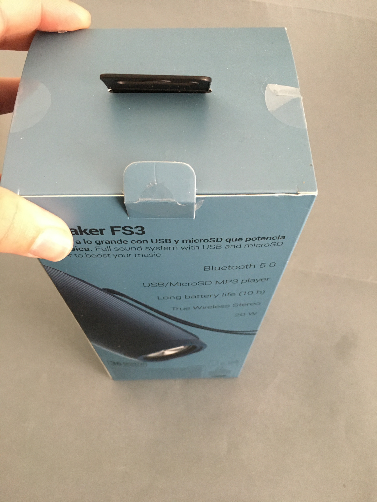 Buena calidad de sonido portable.