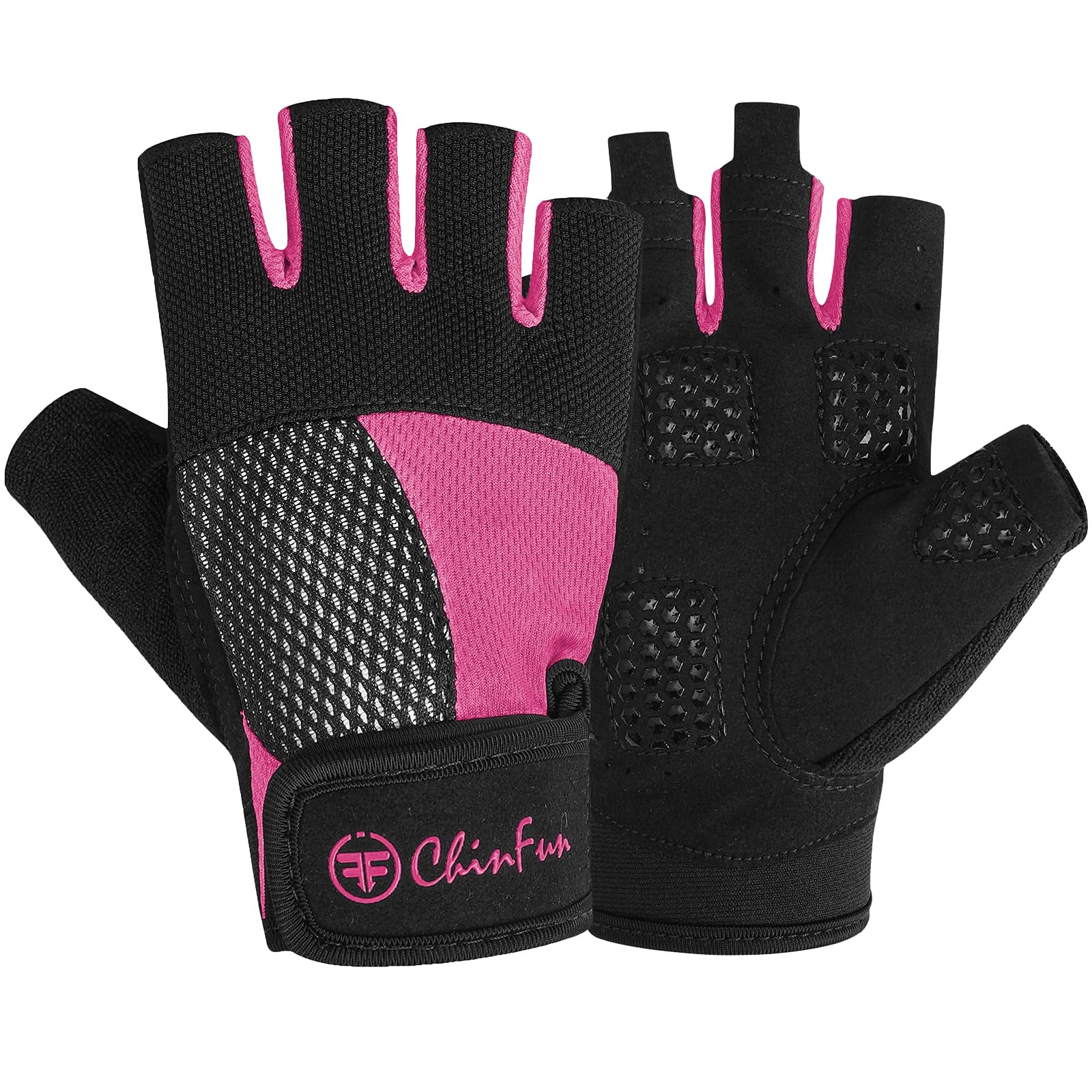 ChinFun Kayaking Gloves 3/4 Finger - Provide Cushioning and Protection, with Resistant Palm and Grip, Easy to Take on and Off, Perfect for Diving,
