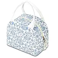 Lunch Bag for Women Insulated Lunch Box Cute Corduroy Lunch Tote Bags Reusable Large Capacity Cooler Bag for Travel Work Picnic