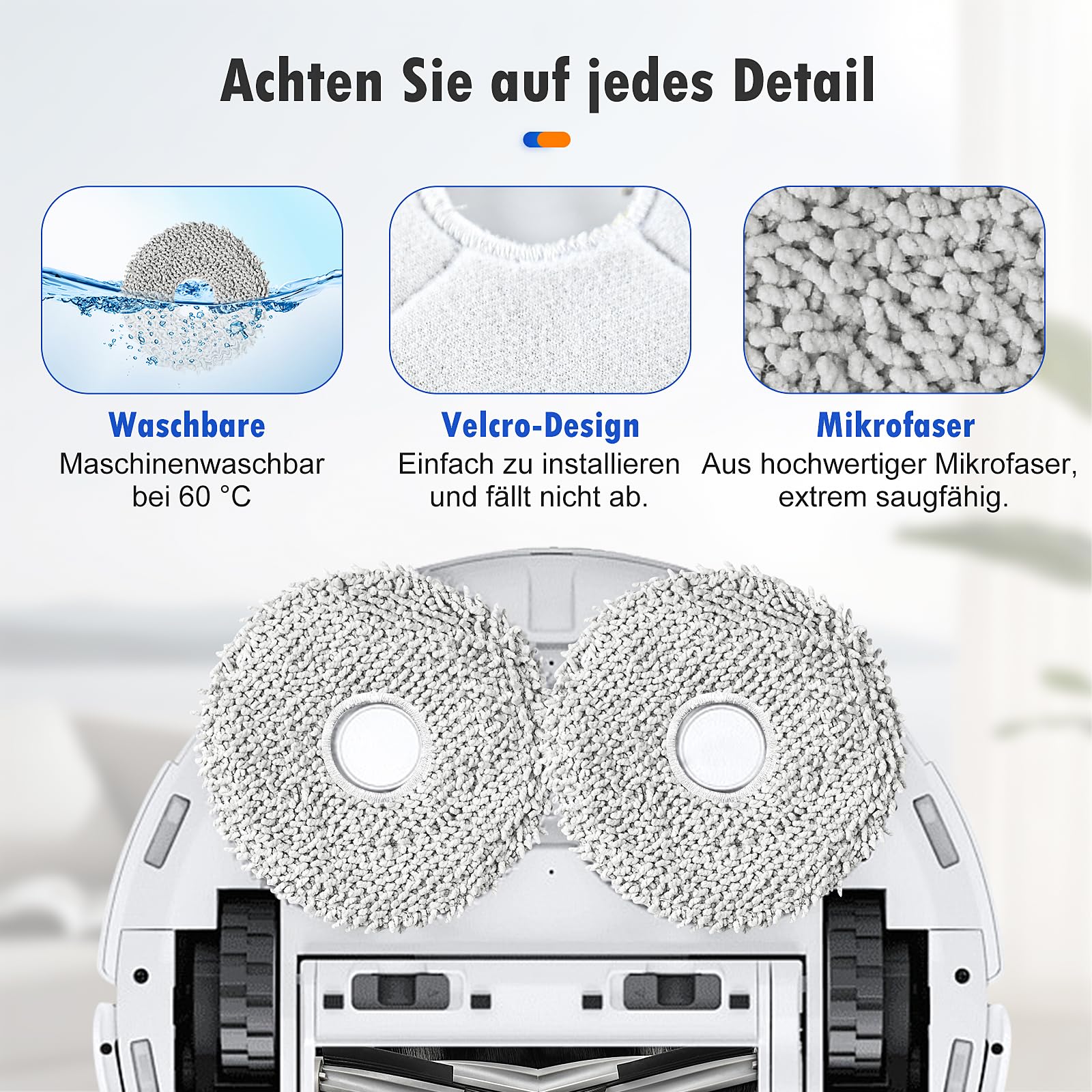 Kit Accessoires ECOVACS Pour Deebot T30 Omni, T30s Combo Et