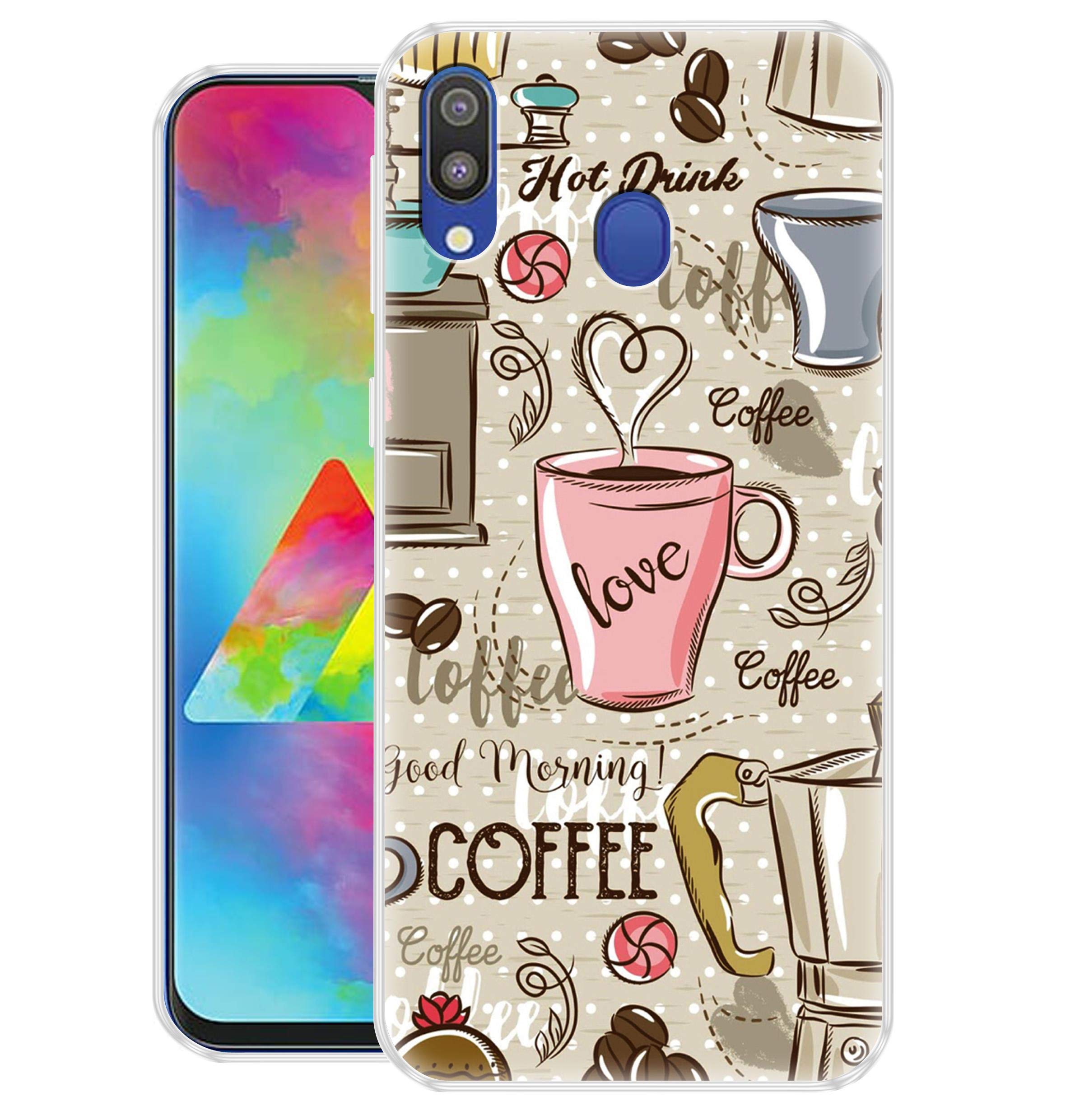 Fashionury Silicone Designer Printed Back Cover Case for Samsung Galaxy M20, Multi-Coloured (B07NQCSFKD) Amazon Price History, Amazon Price Tracker