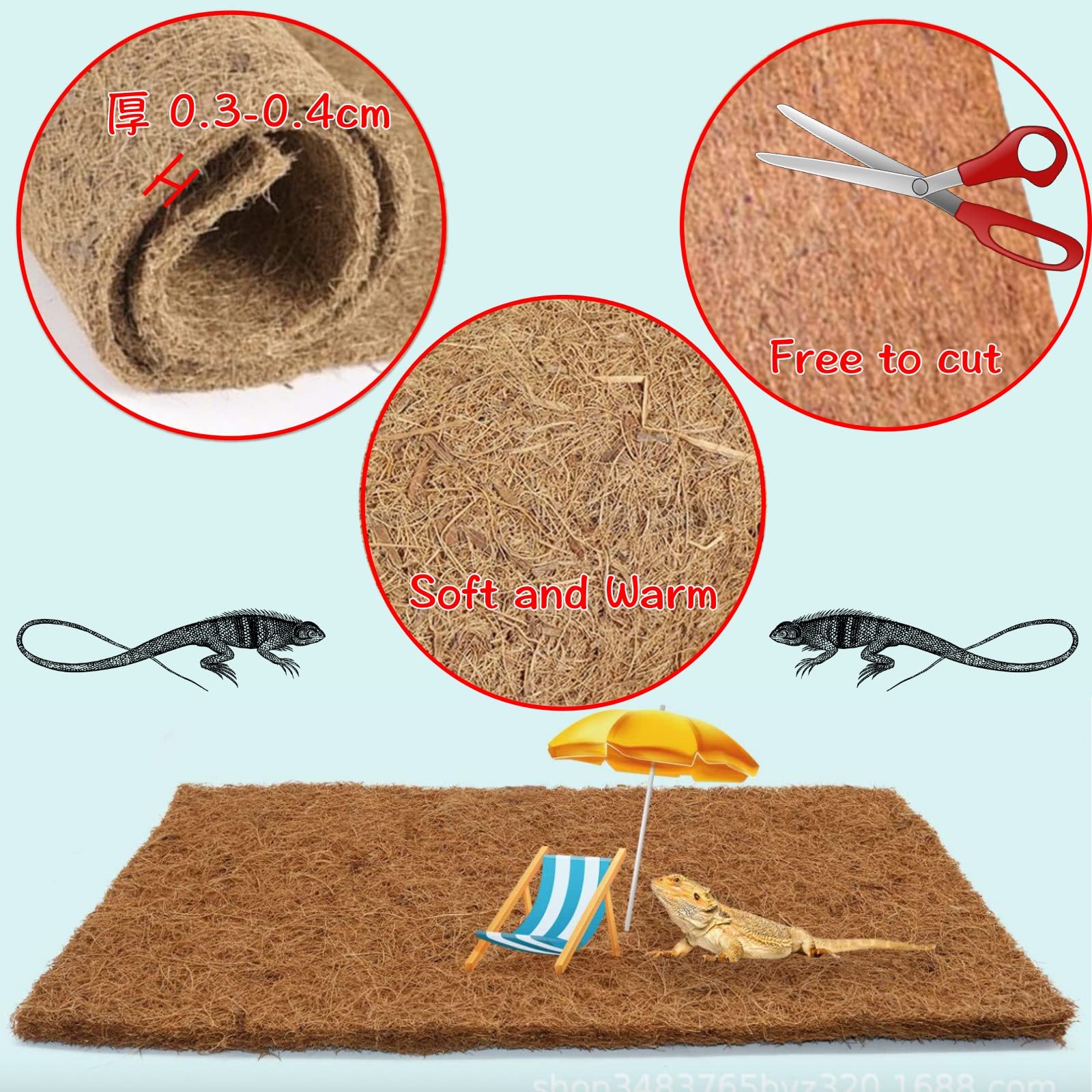 Amazon | Sweet Plus ココナッツマット ココヤシシート ココナッツ