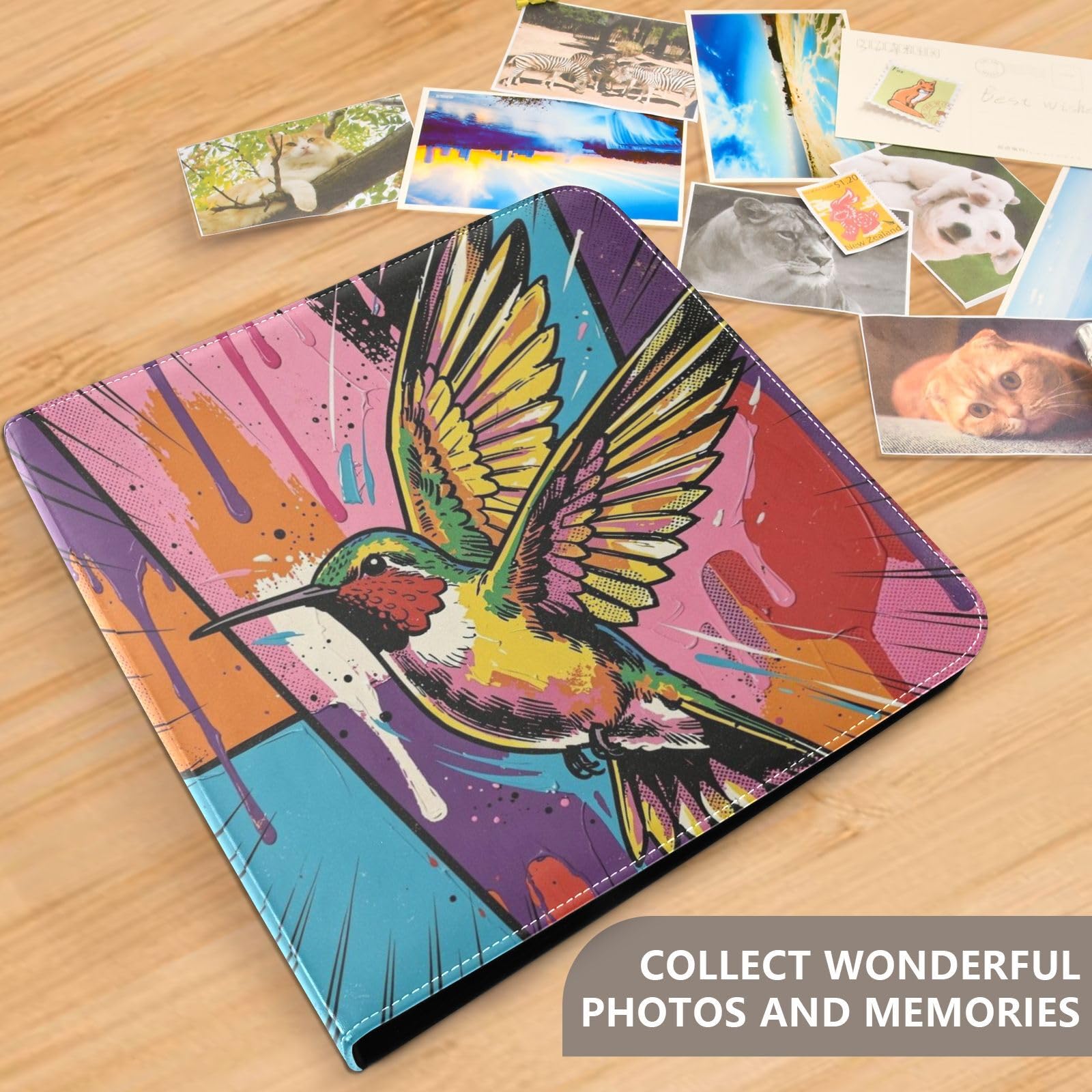 Photos et travaux de papier pour scrapbooking en cuir