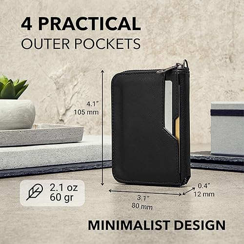 Miniatura 4 de Vaultskin NOTTING HILL - Cartera con cremallera y protección RFID para tarjetas