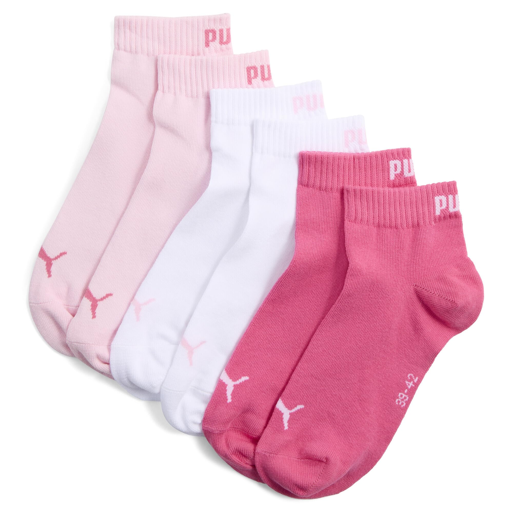 PUMA Unisex Plain Quarter, 3 pack