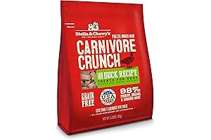 Stella & Chewy's Freeze-Dried Raw Carnivore Crunch Cage-Free Duck Recipe Dog Treats