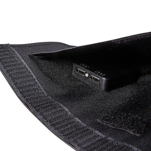 Miniatura 3 de Cargador solar de 21 W con 2 USB para teléfono, banco de energía, tableta, etc. - Perfecto para viajes, acampar y al aire libre - Funda de carga de