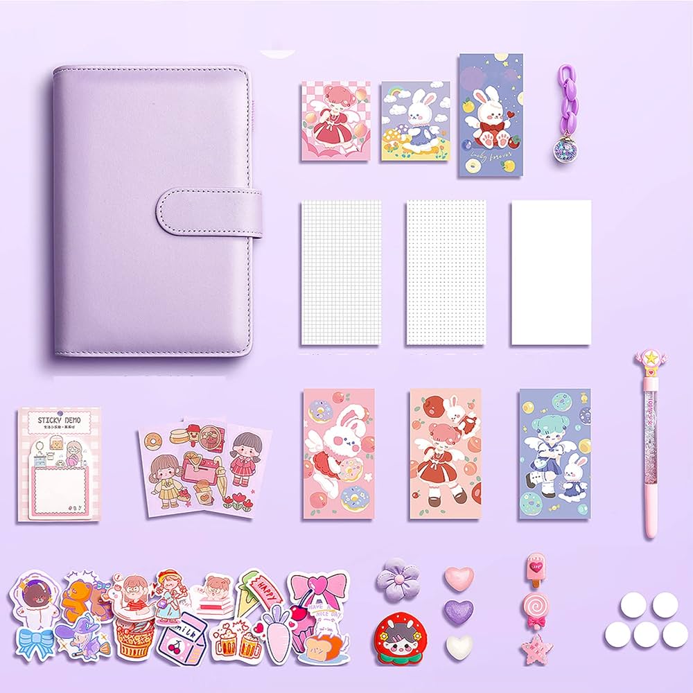 Amazon.co.jp: Dekori シール帳 A6 PUレザー ポケット 50枚セット