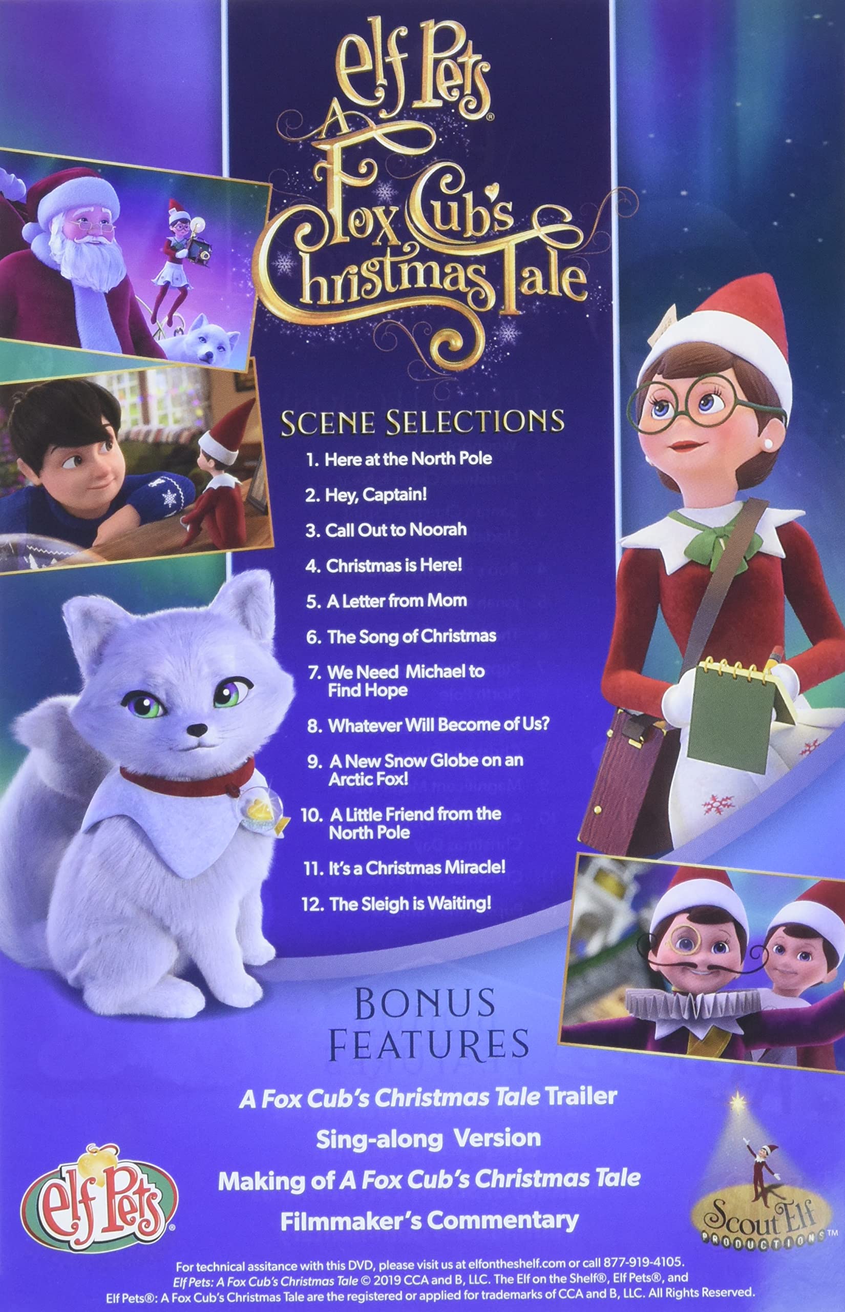The Elf On The Shelf EPFXSBDVD12P Elf Pets DVD: Fox Club and St