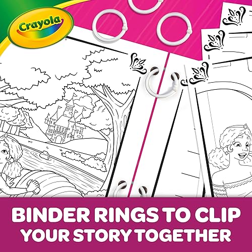 Miniatura 3 de Crayola Kit de fabricación de libros para niños, crea tu propio libro de cuentos de hadas, kits de bricolaje, regalo para niñas y niños, de 6, 7, 8,