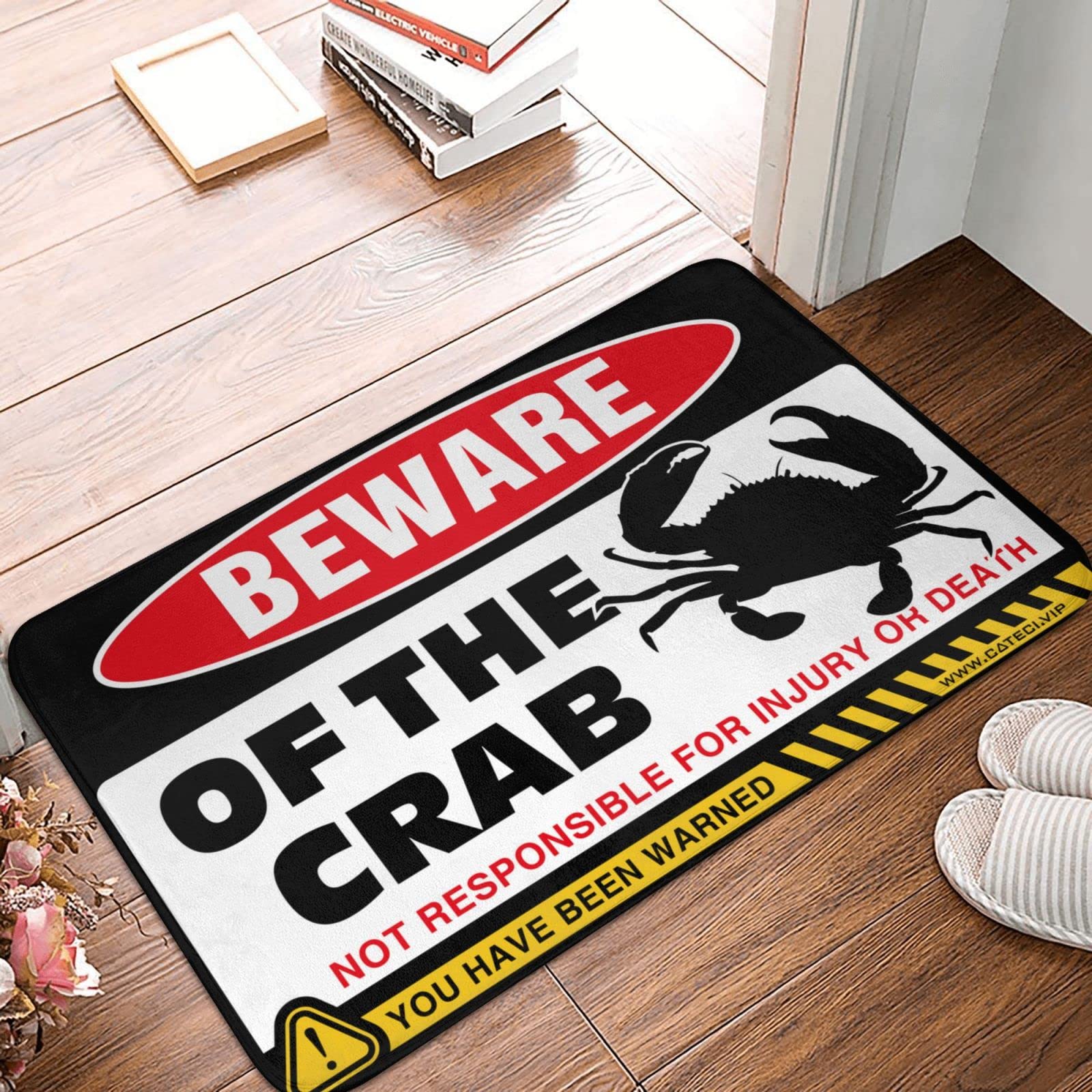 Tapis de porte d'extérieur pour entrée extérieure automnale fraîche 65x90 cm