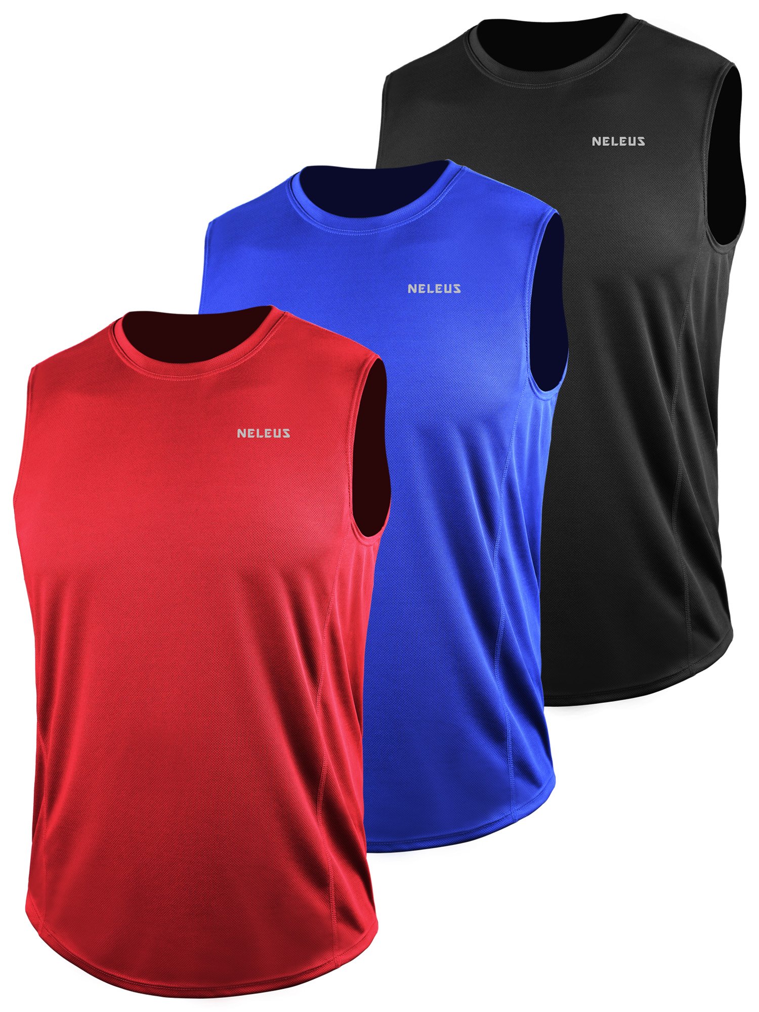 NELEUS Men's Dry Fit Workout Running Muscle Tank Top